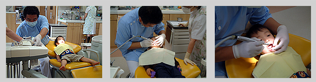 診察風景 | 茨城県 牛久市 やました歯科・矯正歯科クリニック 小児歯科